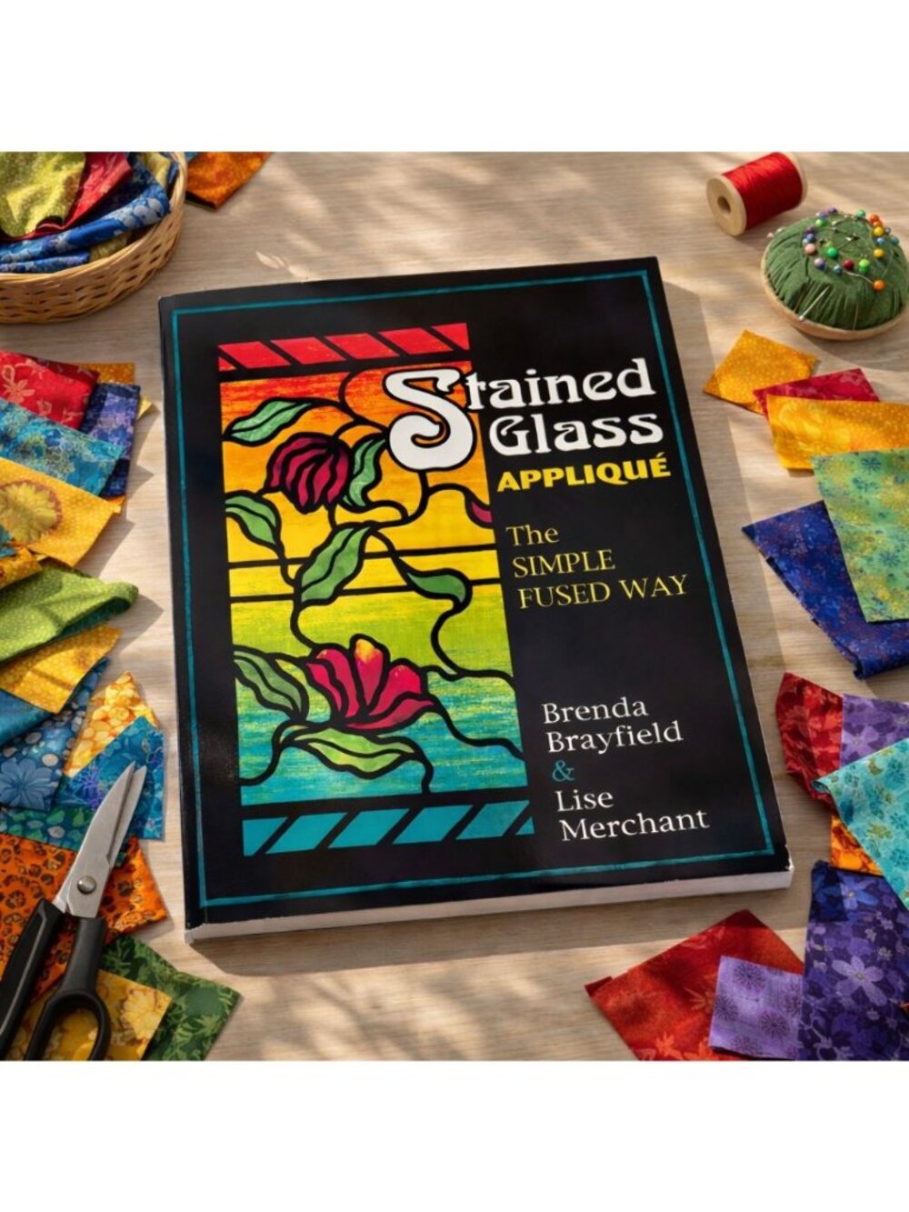 Stained Glass Applique The Simple Fused Way 2004 Paperback Quilting Art